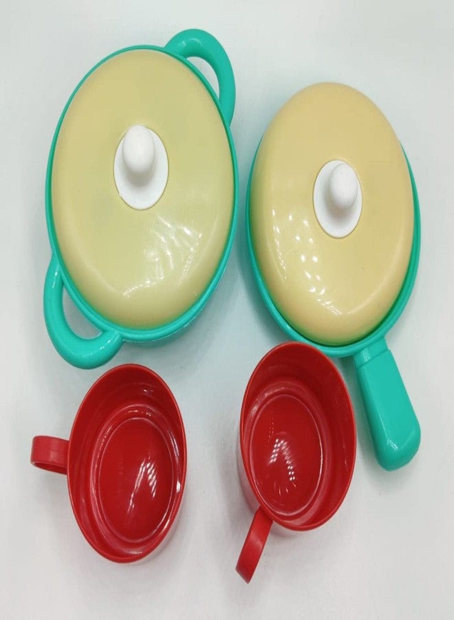 Toyshine 18 Pcs Kitchen Toy Set, Pretend Play Cooking Set for Kids (D-Lite) - Image 2